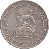 1906 SHILLING ( VF ) - SHILLING - Cambridgeshire Coins
