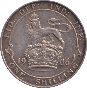 1906 SHILLING ( VF ) - SHILLING - Cambridgeshire Coins