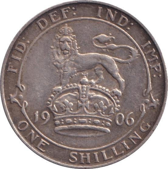 1906 SHILLING ( VF ) - SHILLING - Cambridgeshire Coins