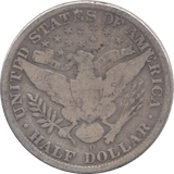1906 SILVER HALF DOLLAR USA - SILVER WORLD COINS - Cambridgeshire Coins