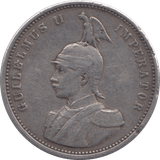 1906 SILVER ONE RUPEE GERMAN EAST AFRICA - WORLD COINS - Cambridgeshire Coins