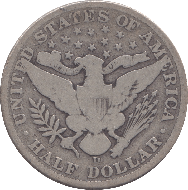1906 SILVER USA HALF DOLLAR DENVER MINT - SILVER WORLD COINS - Cambridgeshire Coins