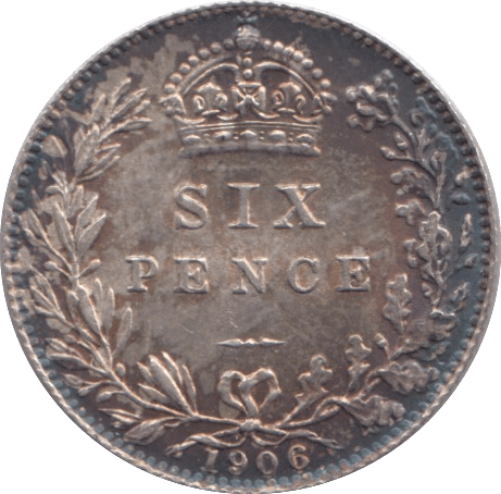 1906 SIXPENCE ( AUNC ) - Sixpence - Cambridgeshire Coins
