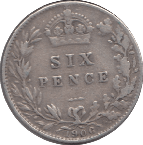 1906 SIXPENCE ( FINE ) - Sixpence - Cambridgeshire Coins