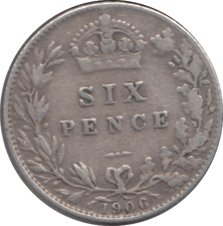 1906 SIXPENCE ( FINE ) - Sixpence - Cambridgeshire Coins