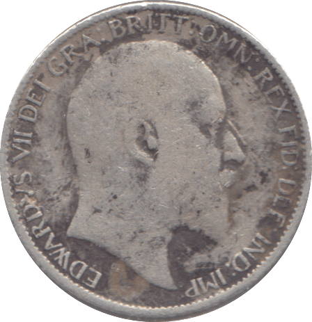 1906 SIXPENCE ( FINE ) - SIXPENCE - Cambridgeshire Coins