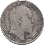 1906 SIXPENCE ( FINE ) - SIXPENCE - Cambridgeshire Coins