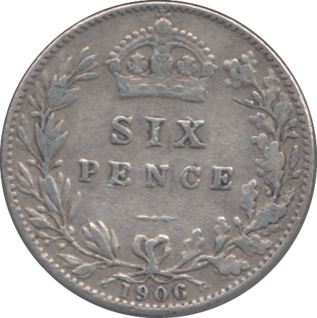 1906 SIXPENCE ( GF ) - Sixpence - Cambridgeshire Coins