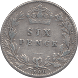 1906 SIXPENCE ( GF ) - Sixpence - Cambridgeshire Coins