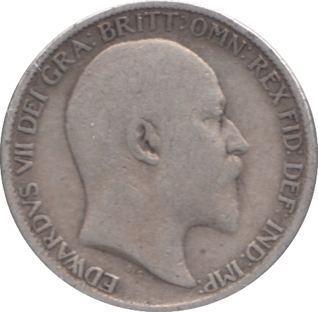 1906 SIXPENCE ( NF ) - SIXPENCE - Cambridgeshire Coins