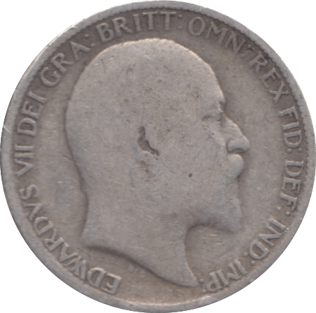 1906 SIXPENCE ( NF ) - SIXPENCE - Cambridgeshire Coins