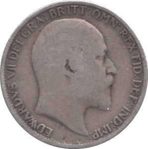 1906 SIXPENCE ( NF ) - SIXPENCE - Cambridgeshire Coins