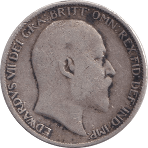 1906 SIXPENCE ( NF ) - SIXPENCE - Cambridgeshire Coins