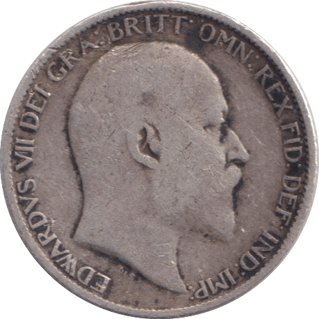 1906 SIXPENCE ( NF ) - SIXPENCE - Cambridgeshire Coins