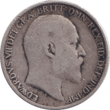 1906 SIXPENCE ( NF ) - SIXPENCE - Cambridgeshire Coins