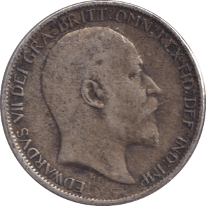 1906 SIXPENCE ( NF ) - SIXPENCE - Cambridgeshire Coins