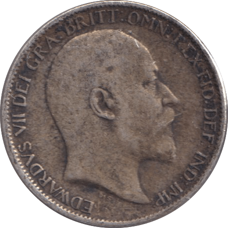 1906 SIXPENCE ( NF ) - SIXPENCE - Cambridgeshire Coins