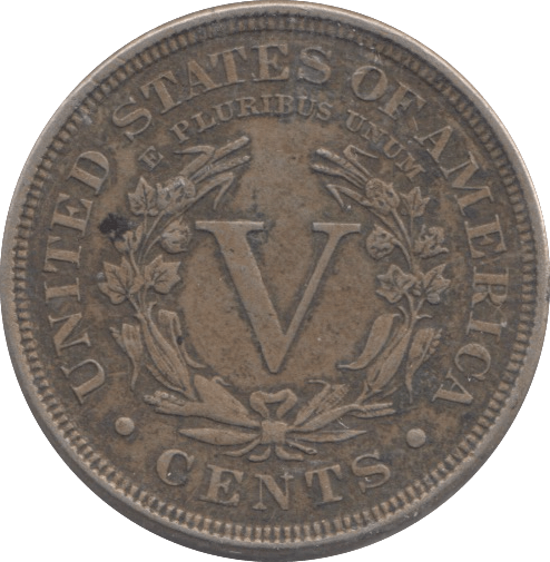 1906 USA 5 CENT - WORLD COINS - Cambridgeshire Coins
