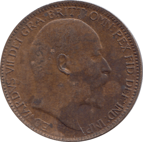1907 FARTHING ( AUNC ) - FARTHING - Cambridgeshire Coins