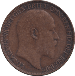 1907 FARTHING ( GF ) - FARTHING - Cambridgeshire Coins