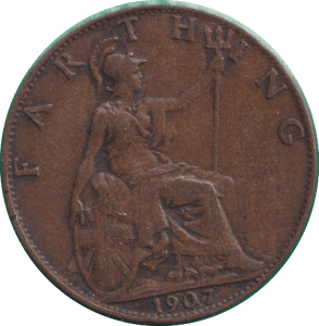 1907 FARTHING ( GF ) - FARTHING - Cambridgeshire Coins