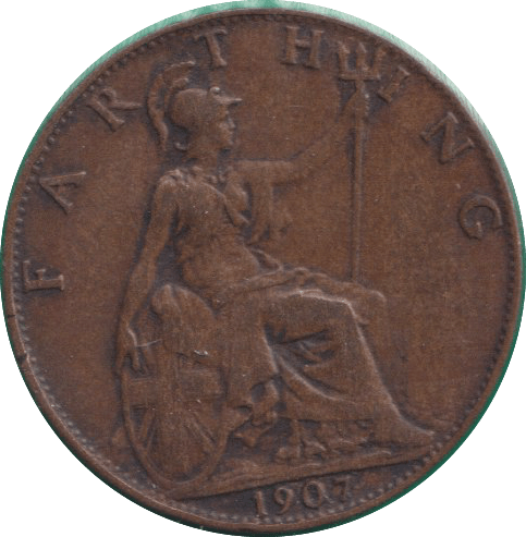 1907 FARTHING ( GF ) - FARTHING - Cambridgeshire Coins
