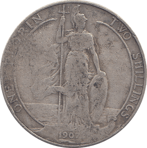 1907 FLORIN ( FAIR ) - FLORIN - Cambridgeshire Coins