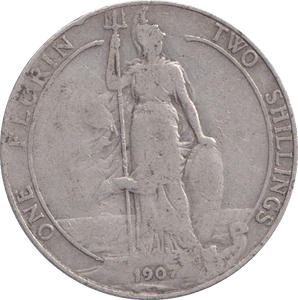 1907 FLORIN ( FINE ) 1 - FLORIN - Cambridgeshire Coins
