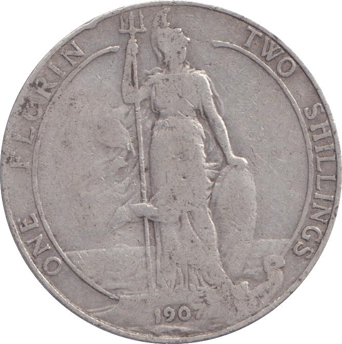1907 FLORIN ( FINE ) 1 - FLORIN - Cambridgeshire Coins