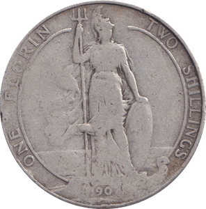 1907 FLORIN ( FINE ) 2 - FLORIN - Cambridgeshire Coins