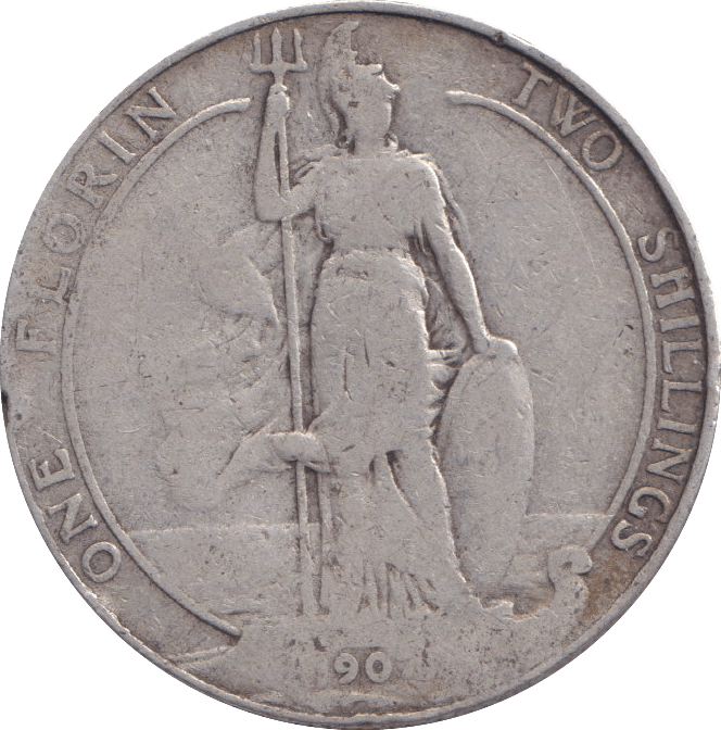 1907 FLORIN ( FINE ) 2 - FLORIN - Cambridgeshire Coins