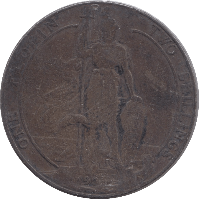 1907 FLORIN ( FINE ) - FLORIN - Cambridgeshire Coins