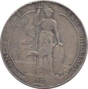 1907 FLORIN ( FINE ) - FLORIN - Cambridgeshire Coins