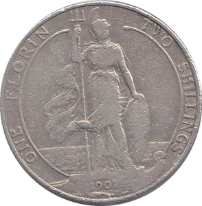 1907 FLORIN ( FINE ) - FLORIN - Cambridgeshire Coins