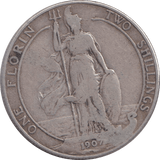 1907 FLORIN ( FINE ) - FLORIN - Cambridgeshire Coins