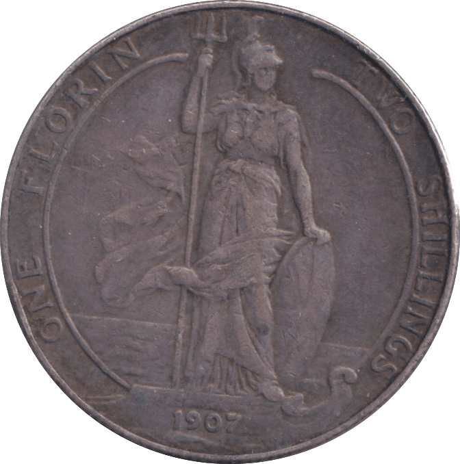 1907 FLORIN ( GF ) - FLORIN - Cambridgeshire Coins