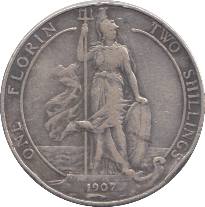 1907 FLORIN ( GF ) - FLORIN - Cambridgeshire Coins