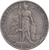 1907 FLORIN ( GF ) - FLORIN - Cambridgeshire Coins