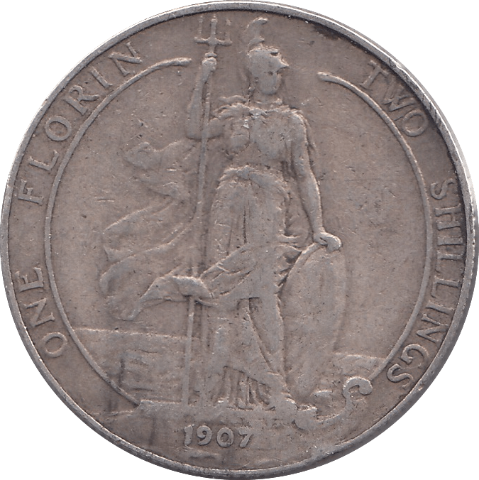 1907 FLORIN ( GF ) - FLORIN - Cambridgeshire Coins