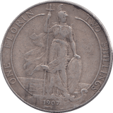 1907 FLORIN ( GF ) - FLORIN - Cambridgeshire Coins