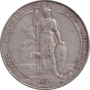 1907 FLORIN ( GF ) - FLORIN - Cambridgeshire Coins