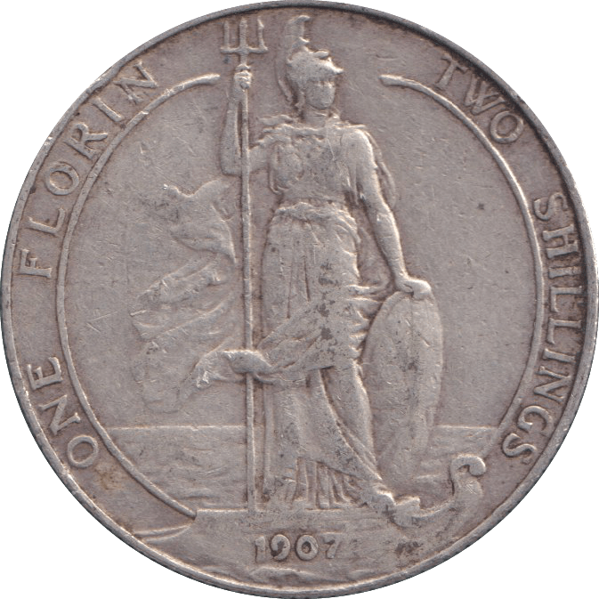 1907 FLORIN ( GF ) - FLORIN - Cambridgeshire Coins