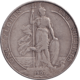 1907 FLORIN ( GF ) - FLORIN - Cambridgeshire Coins