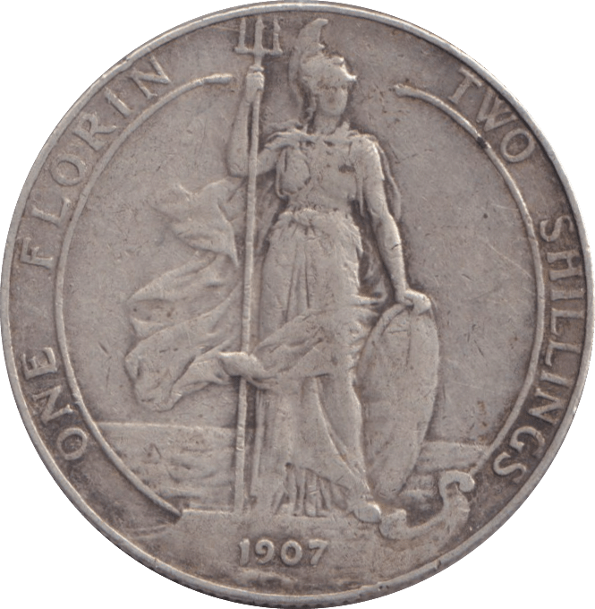 1907 FLORIN ( GF ) - FLORIN - Cambridgeshire Coins
