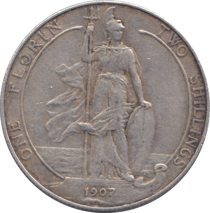 1907 FLORIN ( GF ) - FLORIN - Cambridgeshire Coins