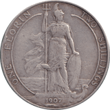 1907 FLORIN ( GF ) - FLORIN - Cambridgeshire Coins