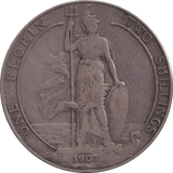 1907 FLORIN ( GF ) - FLORIN - Cambridgeshire Coins