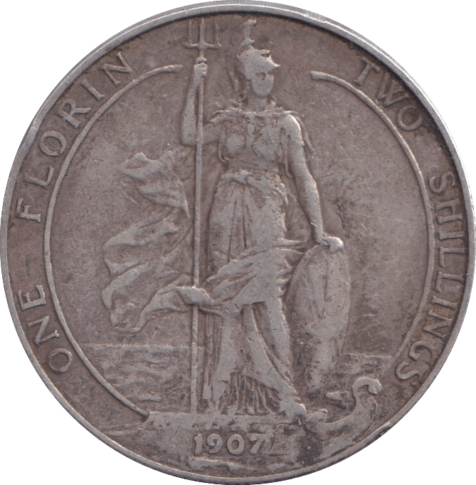 1907 FLORIN ( GF ) - FLORIN - Cambridgeshire Coins