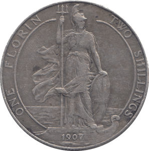 1907 FLORIN ( GF ) - FLORIN - Cambridgeshire Coins