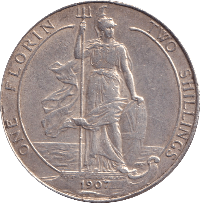 1907 FLORIN ( GVF ) - FLORIN - Cambridgeshire Coins